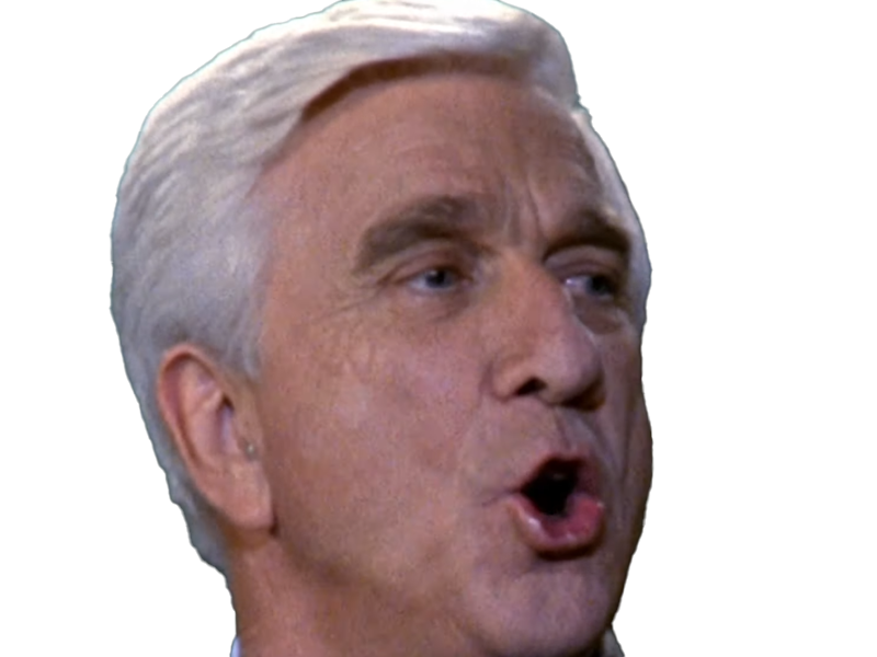frank drebin policier inspecteur yatilunflic thenakedgun films saga comedie leslie nielsen acteur homme vieux comique