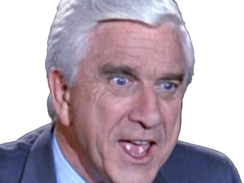 frank drebin policier inspecteur yatilunflic thenakedgun films saga comedie leslie nielsen acteur homme vieux comique
