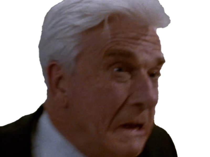 frank drebin policier inspecteur yatilunflic thenakedgun films saga comedie leslie nielsen acteur homme vieux comique