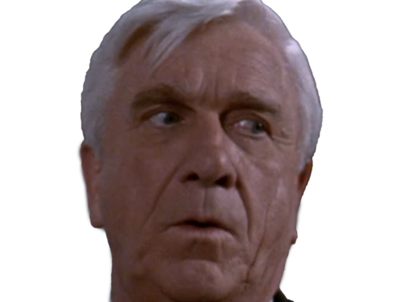 frank drebin policier inspecteur yatilunflic thenakedgun films saga comedie leslie nielsen acteur homme vieux comique
