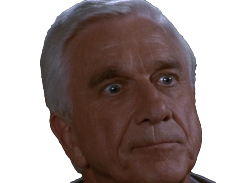 frank drebin policier inspecteur yatilunflic thenakedgun films saga comedie leslie nielsen acteur homme vieux comique
