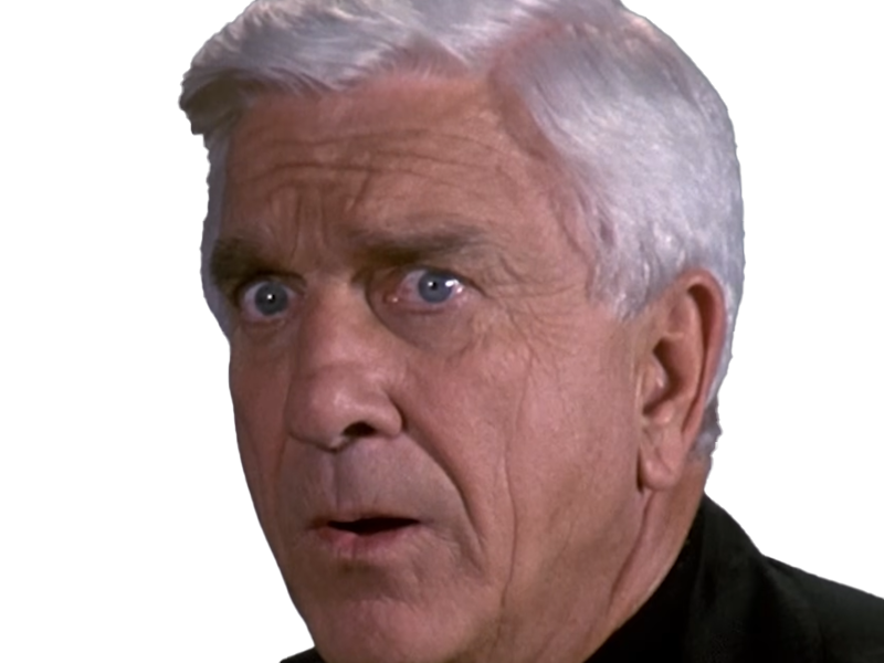 frank drebin policier inspecteur yatilunflic thenakedgun films saga comedie leslie nielsen acteur homme vieux comique
