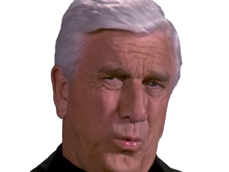 frank drebin policier inspecteur yatilunflic thenakedgun films saga comedie leslie nielsen acteur homme vieux comique