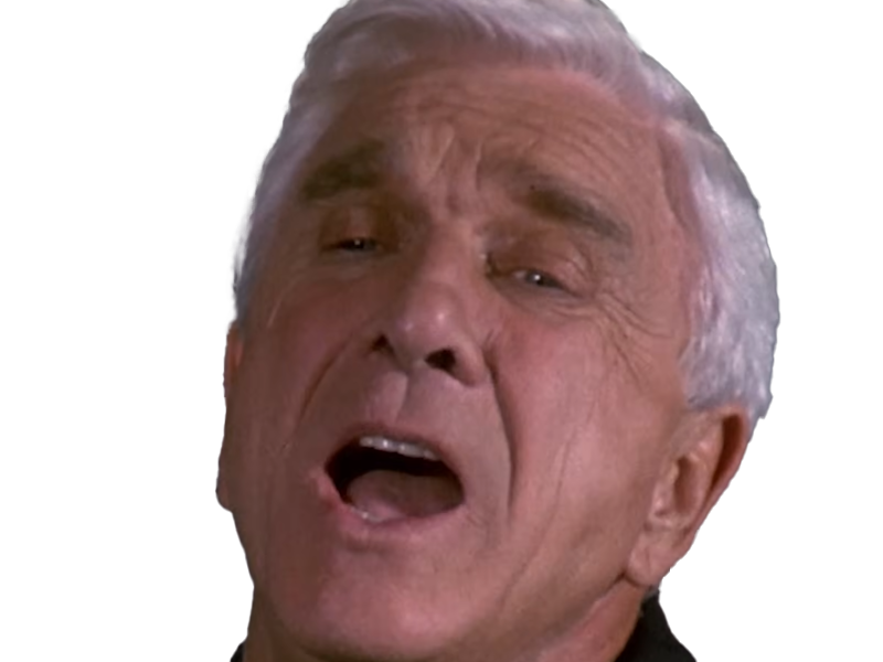 frank drebin policier inspecteur yatilunflic thenakedgun films saga comedie leslie nielsen acteur homme vieux comique