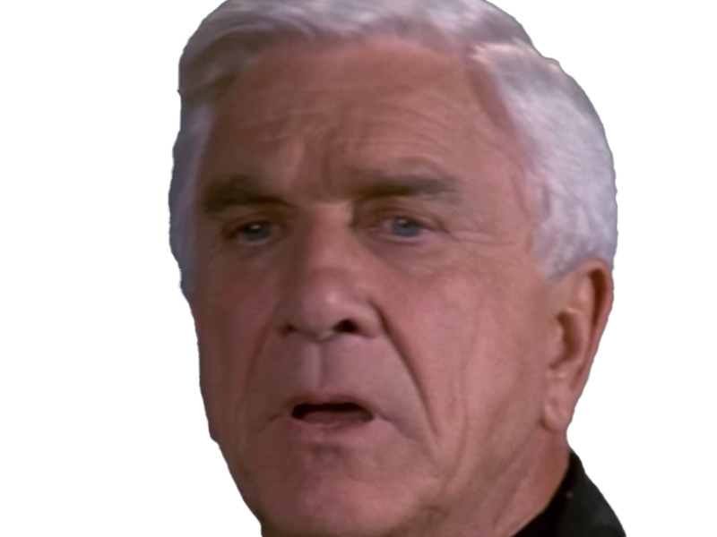 frank drebin policier inspecteur yatilunflic thenakedgun films saga comedie leslie nielsen acteur homme vieux comique