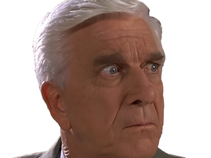 frank drebin policier inspecteur yatilunflic thenakedgun films saga comedie leslie nielsen acteur homme vieux comique