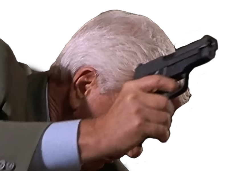 frank drebin policier inspecteur yatilunflic thenakedgun films saga comedie leslie nielsen acteur homme vieux comique