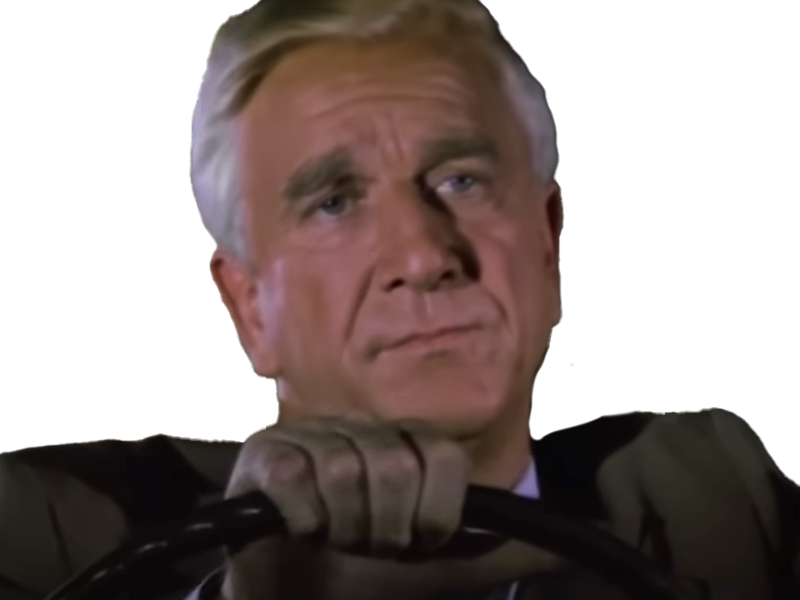 frank drebin policier inspecteur yatilunflic thenakedgun films saga comedie leslie nielsen acteur homme vieux comique