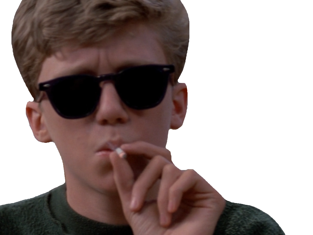 breakfast club lunette cigarette cannabis drogue cool classe blond fume rayban enfant ado adolescent