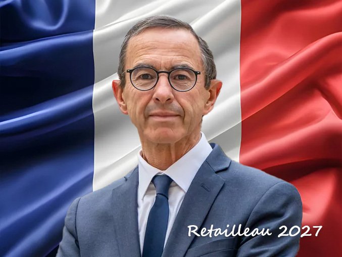 bruno retailleau 2027 president france drapeau ministre interieur