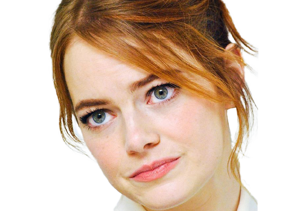 emma emily jean stone actrice productrice americaine rousse yeux verts femme oscarisee cheveux attaches