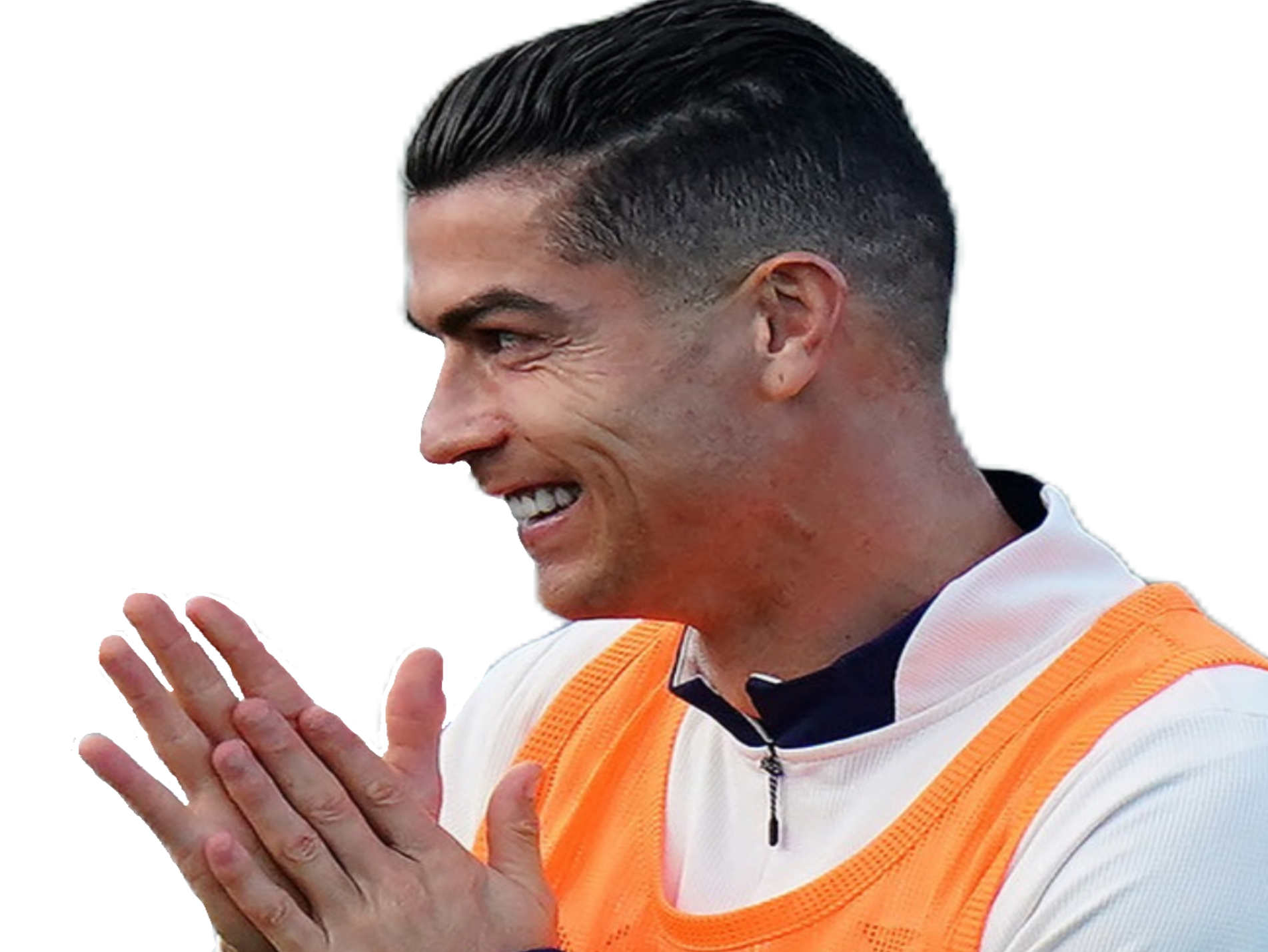 cristiano ronaldo cr7 cr 7 se frotte les mains sourire sadique