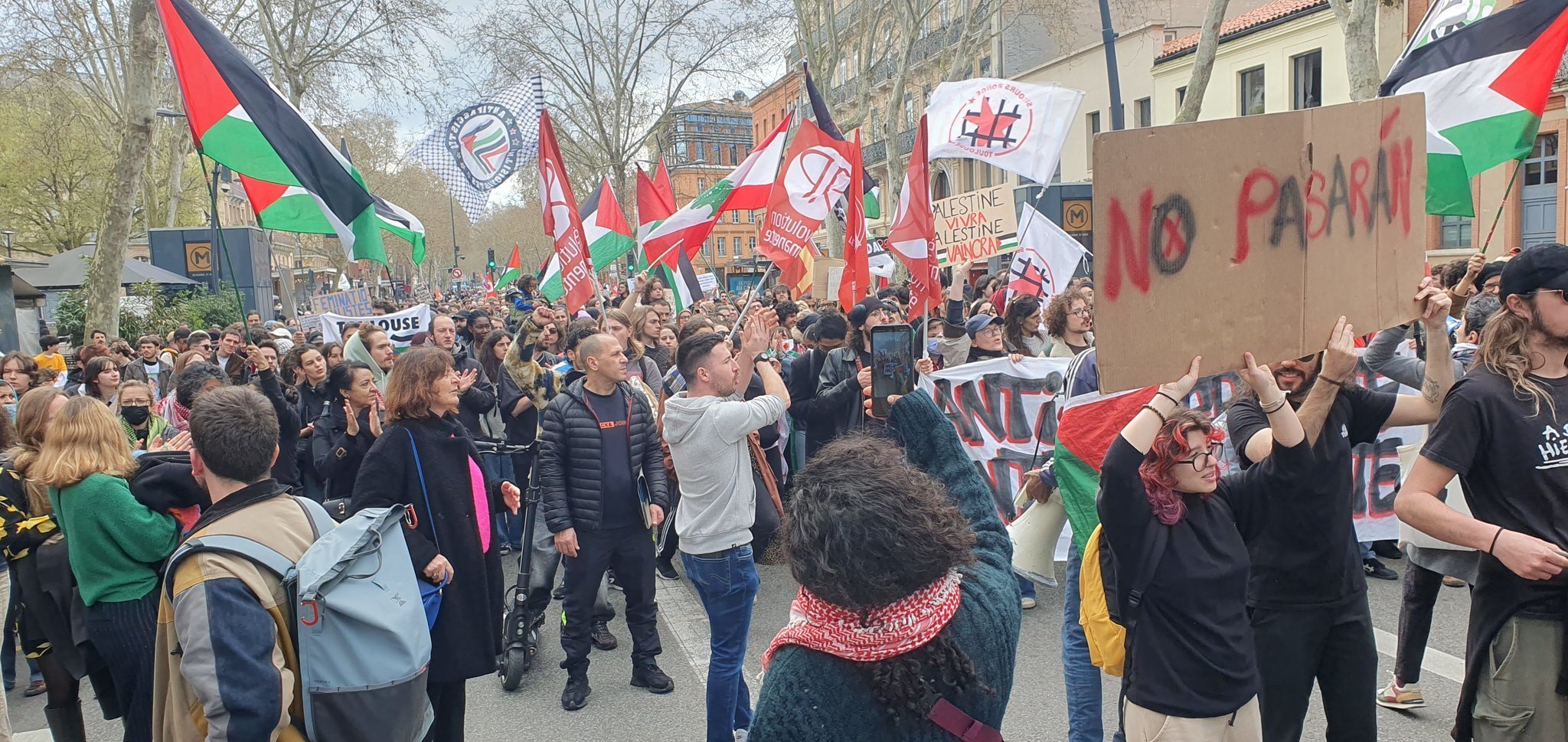 manif racisme toulouse lfi antisemite gauche gaucho gauchiste palestine israel