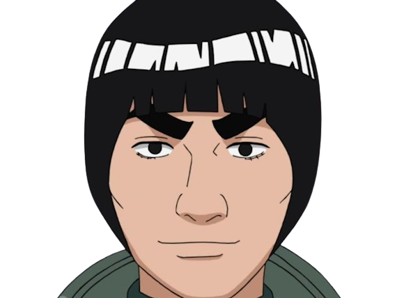 gai maito might guy shinobi ninja jonin gros sourcils taijutsu naruto shippuden manga anime homme