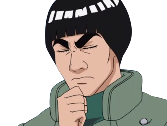 gai maito might guy shinobi ninja jonin gros sourcils taijutsu naruto shippuden manga anime homme