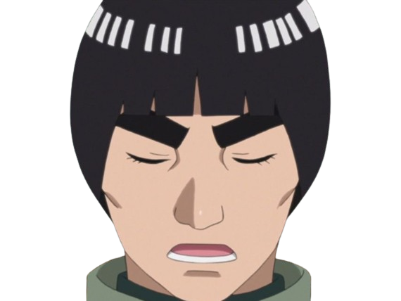 gai maito might guy shinobi ninja jonin gros sourcils taijutsu naruto shippuden manga anime homme