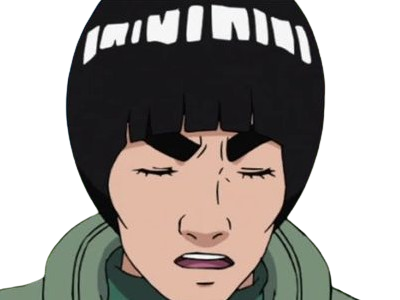 gai maito might guy shinobi ninja jonin gros sourcils taijutsu naruto shippuden manga anime homme