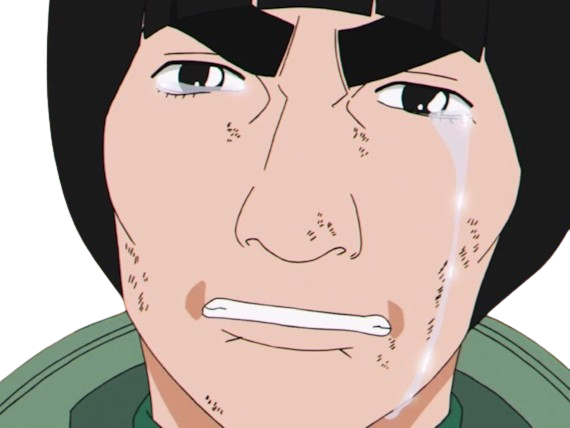 gai maito might guy shinobi ninja jonin gros sourcils taijutsu naruto shippuden manga anime homme