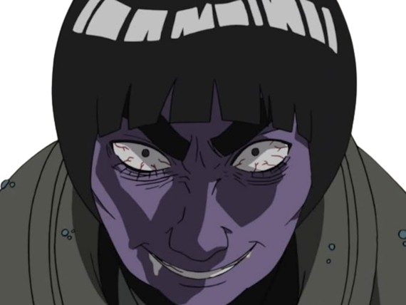 gai maito might guy shinobi ninja jonin gros sourcils taijutsu naruto shippuden manga anime homme