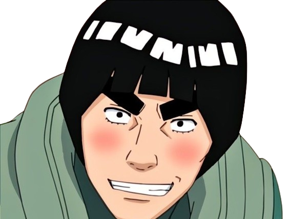 gai maito might guy shinobi ninja jonin gros sourcils taijutsu naruto shippuden manga anime homme