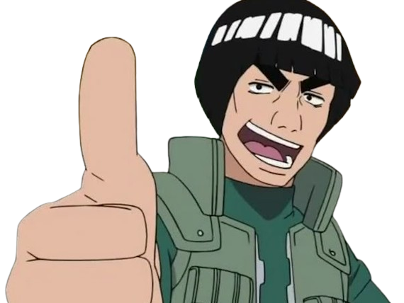 gai maito might guy shinobi ninja jonin gros sourcils taijutsu naruto shippuden manga anime homme