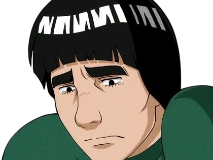 gai maito might guy shinobi ninja jonin gros sourcils taijutsu naruto shippuden manga anime homme