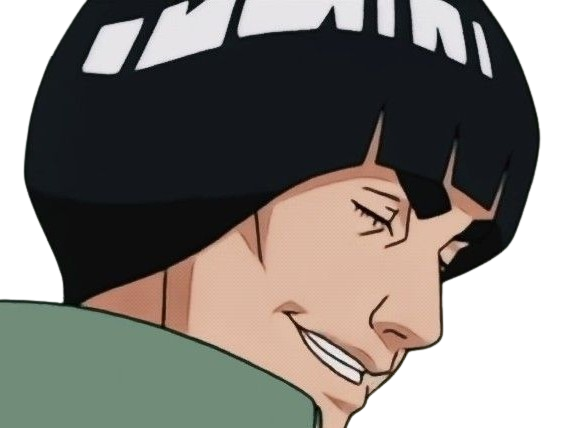 gai maito might guy shinobi ninja jonin gros sourcils taijutsu naruto shippuden manga anime homme