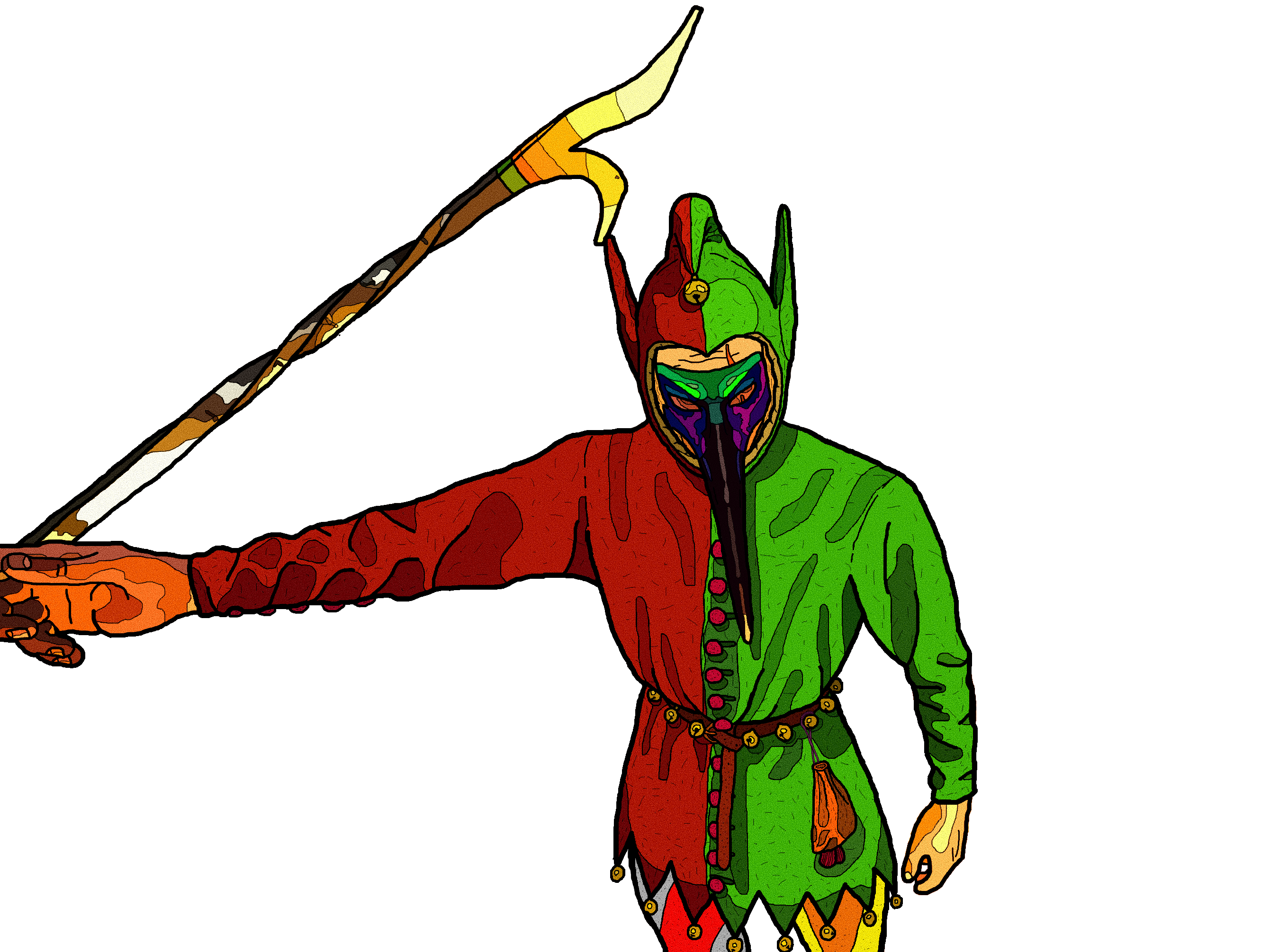 geralt au tison bouffon kingdom come kcd2 kcd the witcher tw3 golem trump village lutin