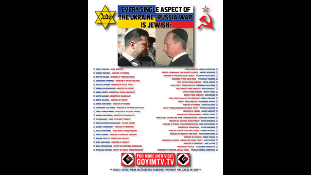 russie ukraine arnaque juif communisme vladimir poutine volodimir zelenski youpin genocide blanc complot golem goy