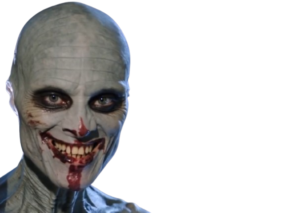 sourire monstre peur bleu