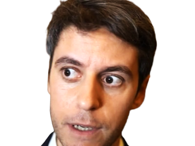 gabirel attal president ministre france macron 2027 dilate fou peur demon possede paz risitas poudre