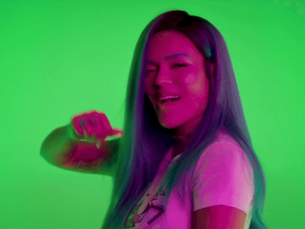 karol g sejodioto bleu turquoise gif