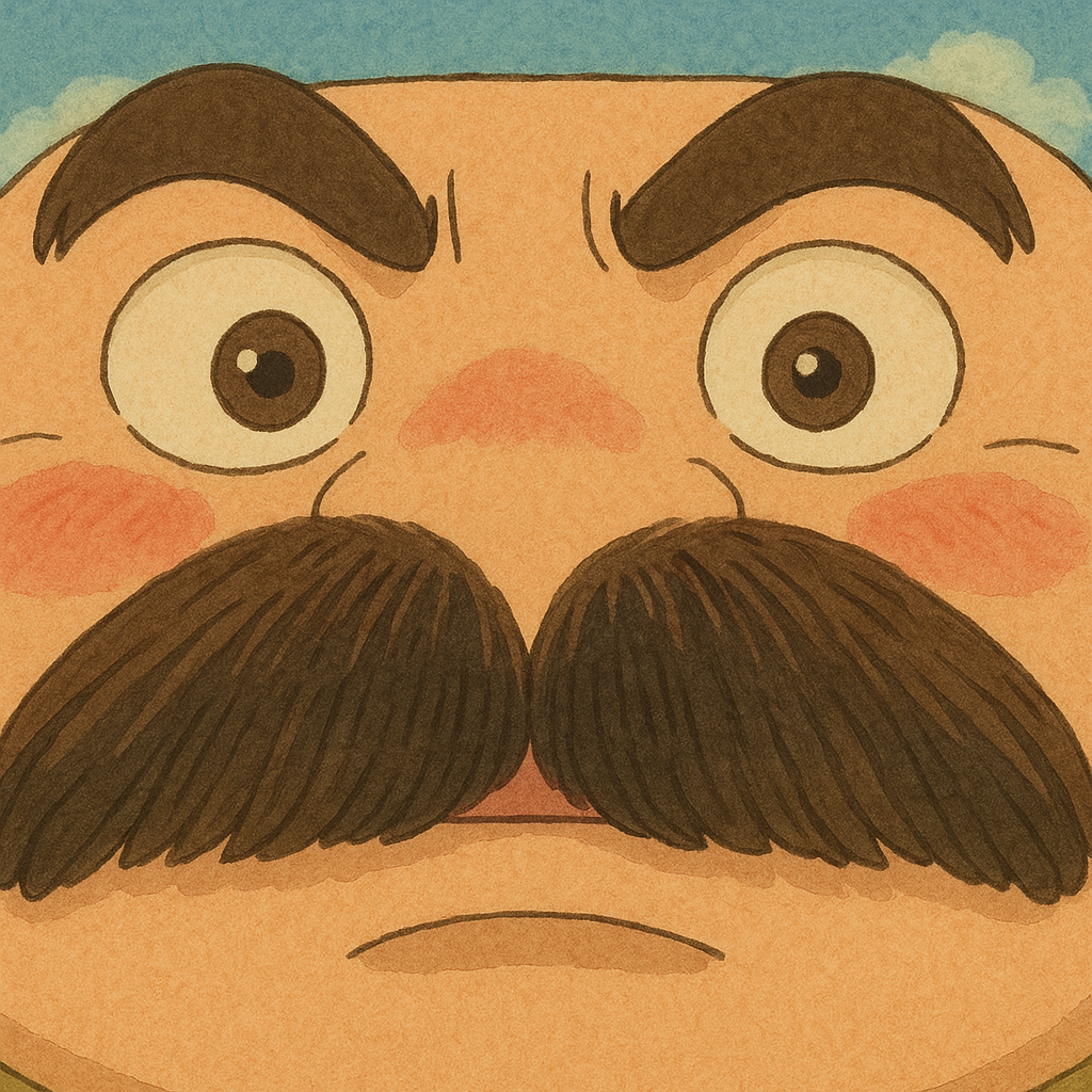 risitas gros plan zoom tete ghibli
