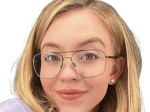 sydney sweeney actrice americaine femme blonde euphoria lunettes