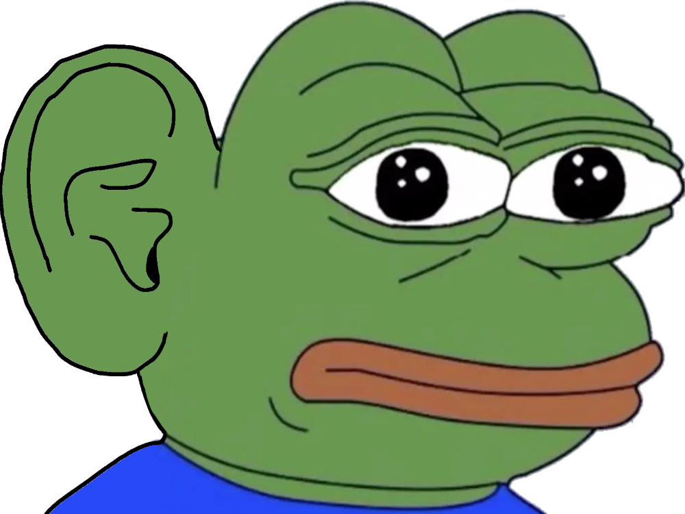 pepe oreille grenouille vert