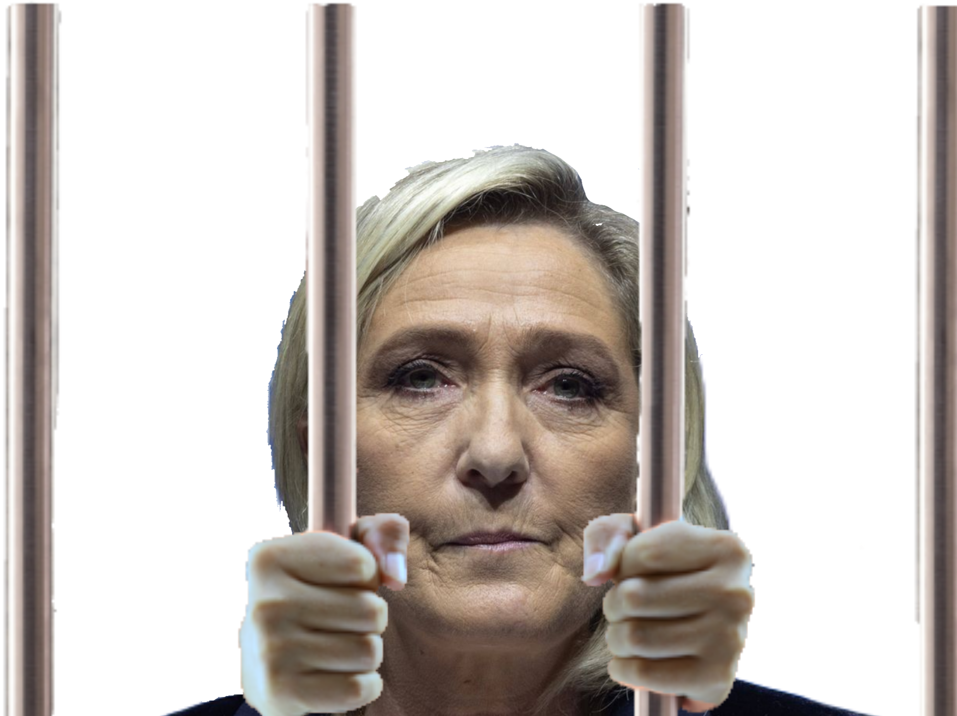 marine le pen la peine prison hebs barreaux