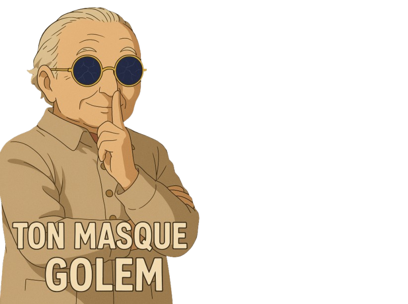 ton masque golem risitas attali ghibli
