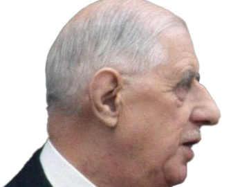 charles de gaulle general president resistant francais politique grand homme etat militaire ecrivain theoricien couleur