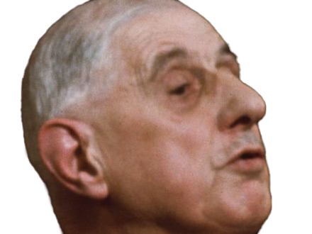 charles de gaulle general president resistant francais politique grand homme etat militaire ecrivain theoricien couleur