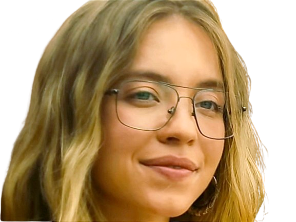 sydney sweeney actrice americaine femme blonde euphoria lunettes