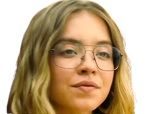 sydney sweeney actrice americaine femme blonde euphoria lunettes