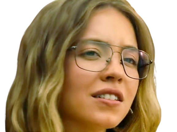 sydney sweeney actrice americaine femme blonde euphoria lunettes