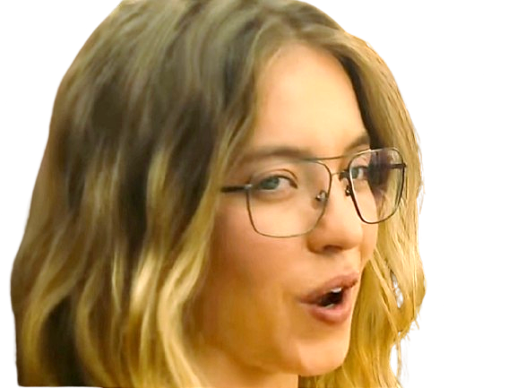 sydney sweeney actrice americaine femme blonde euphoria lunettes