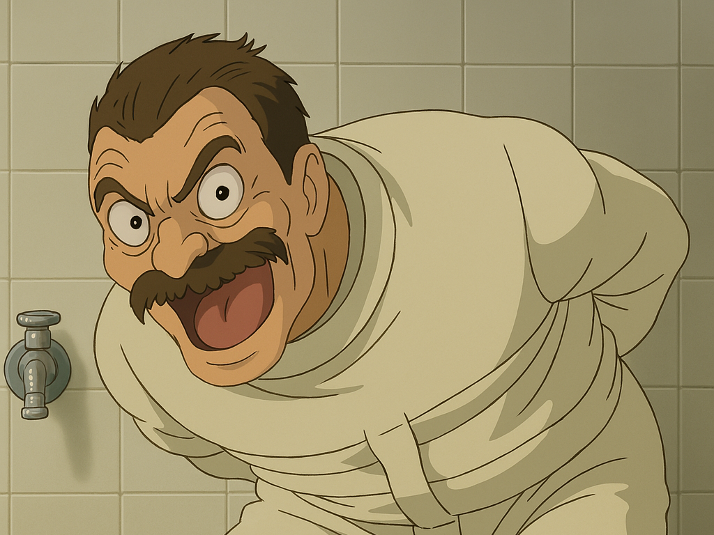 fou tare eussou camisole cash hp psy malade hopital psychiatrique rage mechant ghibli ia ai