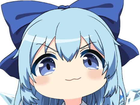 kikoojap kj anime manga touhou cirno smug zoom
