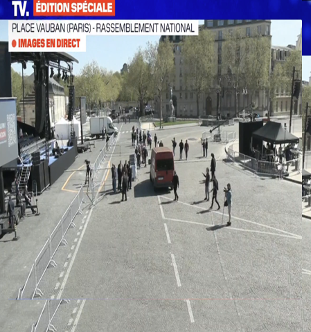 rn bide manif paris marine le pen