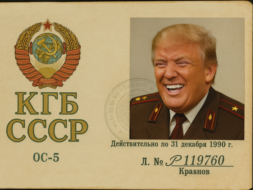 donald trump krasnov agent russe kgb cccp communiste