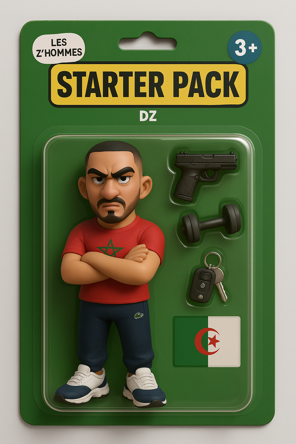 algerien dz qlf algerie maroc arbre muscu arme starter pack starter-pack figurine