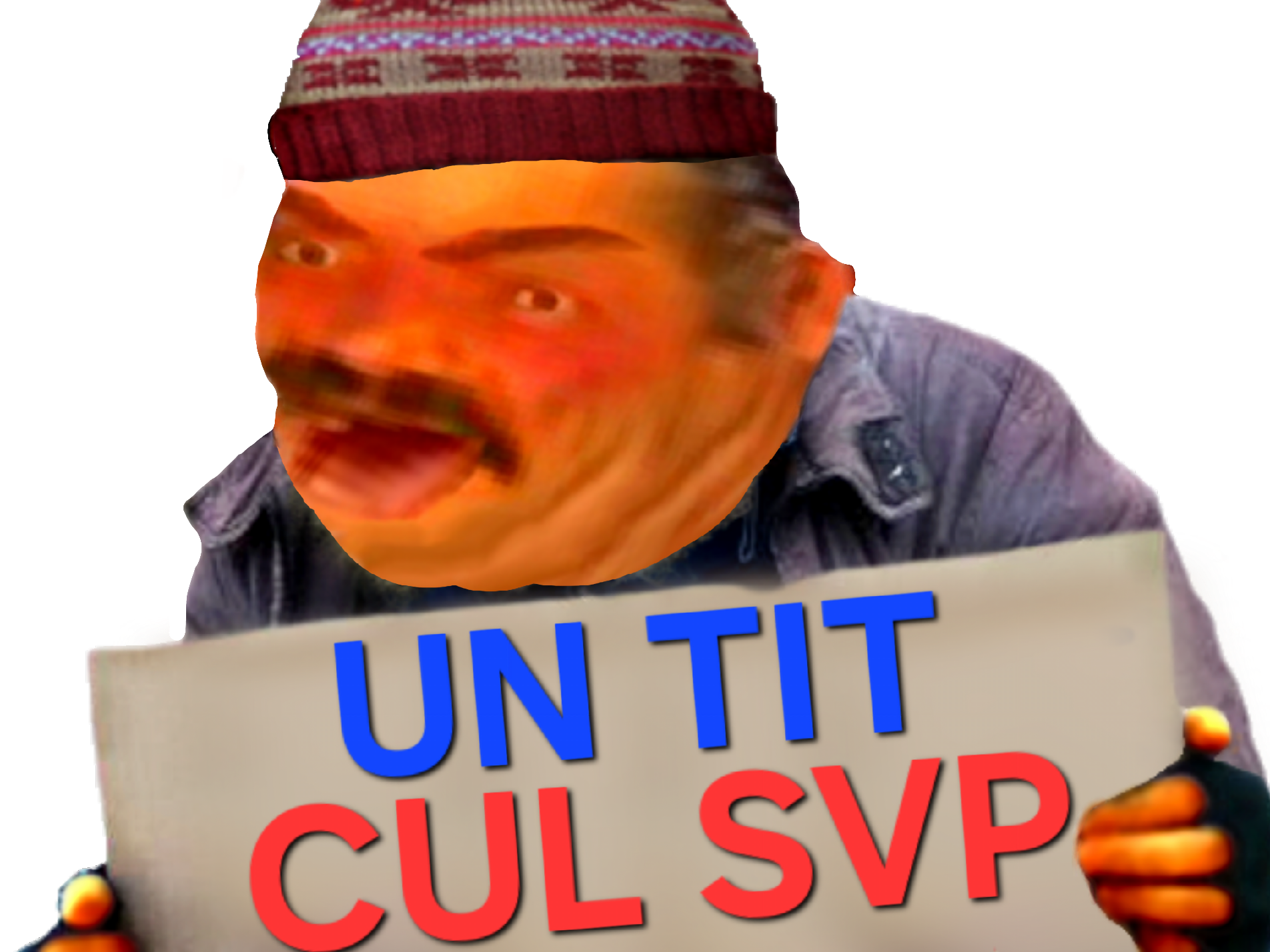 manche clochard pauvre sdf cash un petit tit cul svp carton