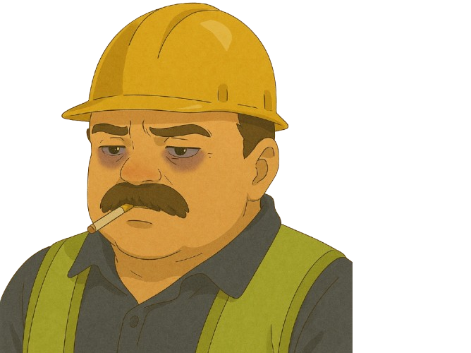 ouvrier usine fatigue cerne esclave ghibli